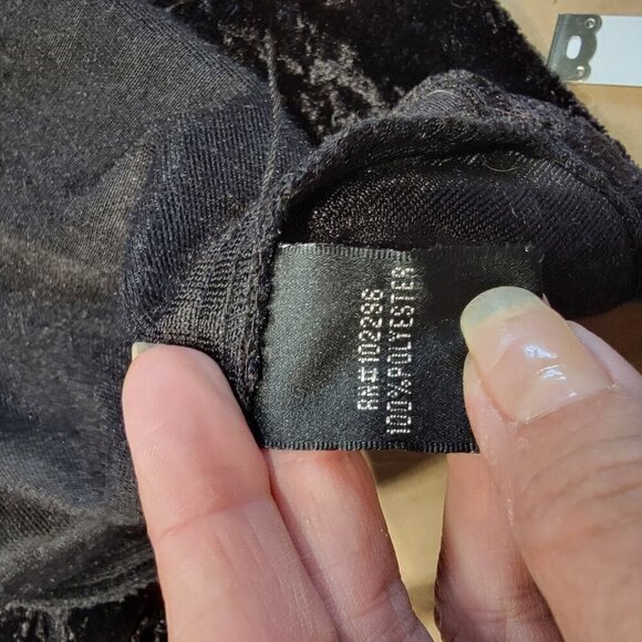 Connected Apparel, Size Unknown Crushed Velvet Cuffed Open Jacket Exc. Used Cond - Picture 10 of 10